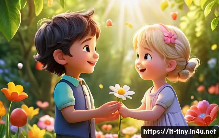 티니핑 작가 인터뷰 - **Prompt 1: A joyful gathering of Heartsping and Happyping**
    "A vibrant and cheerful scene featu...