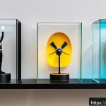 Home 22 티니핑 공식 굿즈 쇼핑몰 - A beautifully arranged display shelf in a modern Italian home showcasing a collection of high-qualit...