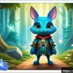 Home 23 티니핑 캐릭터별 수집 카드 - A vibrant, detailed illustration of a rare Tinyping trading card featuring the character Tiny in a d...